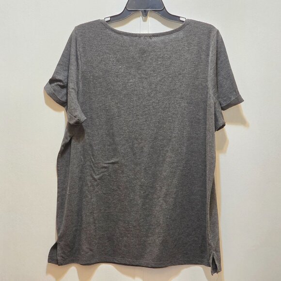 Maurices Sunkissed Pineapple Gray T-Shirt Size 0 0X - Picture 4 of 4